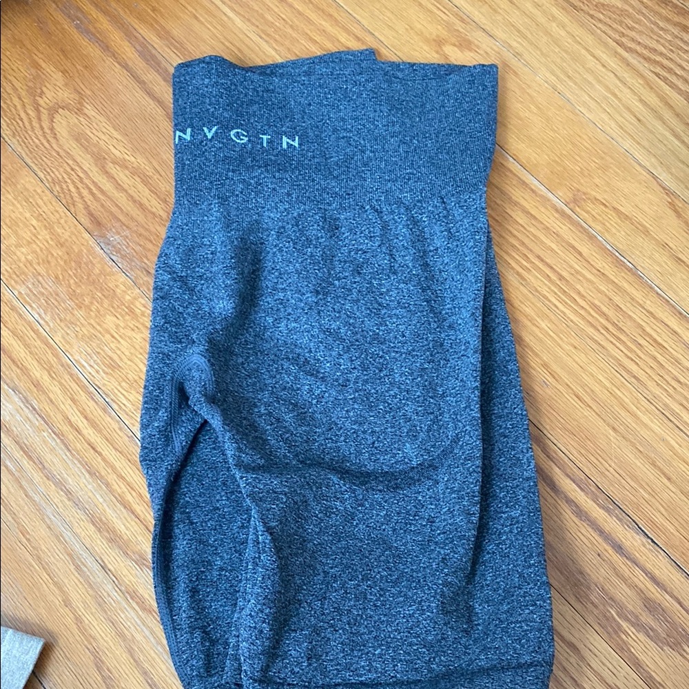 NVGTN Dark Gray Contour Biker Shorts